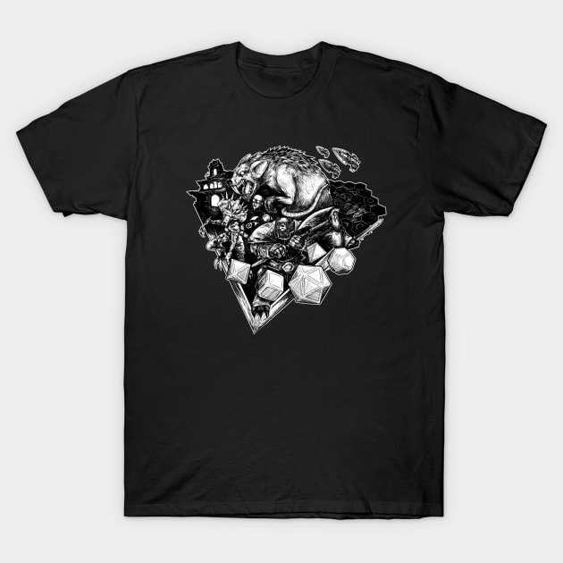 Boardgame Night T-Shirt by Phreephur